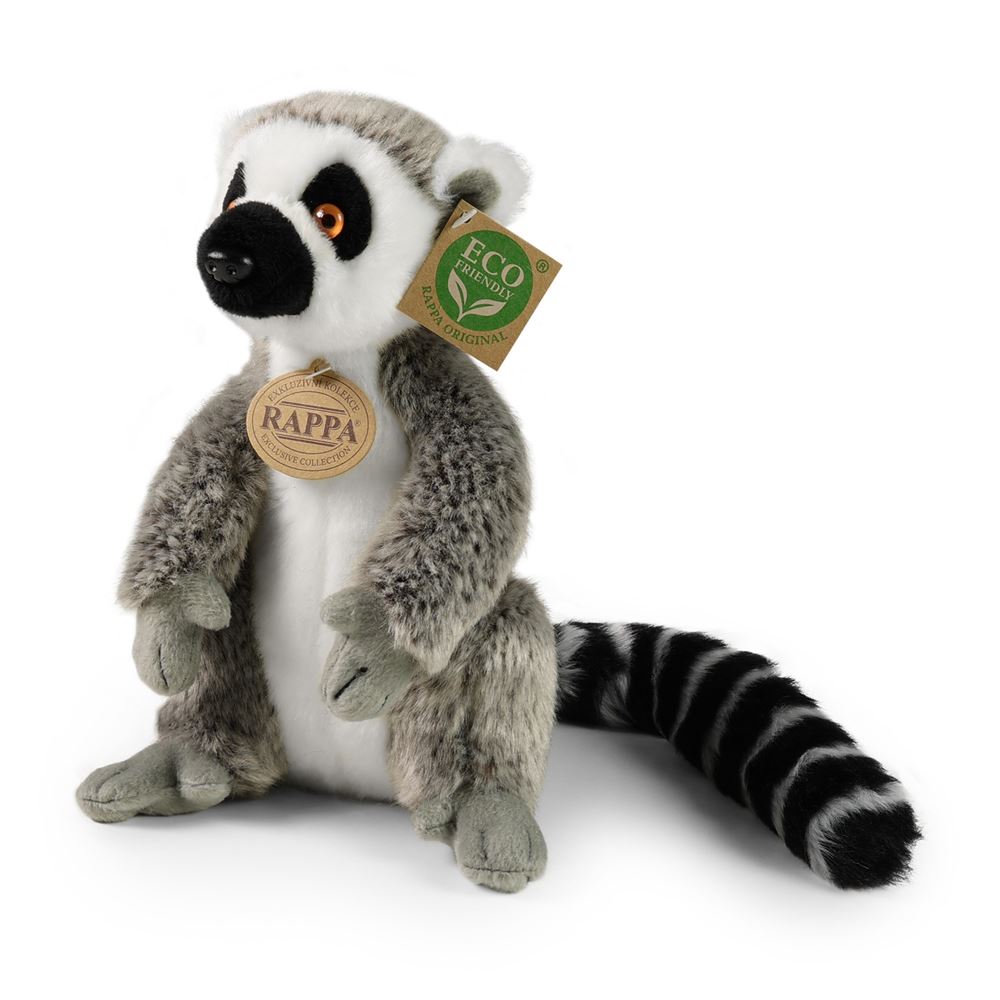 Peluche lémurien 22 cm écologique
