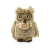 Peluche hibou grand-duc 17 cm écologique