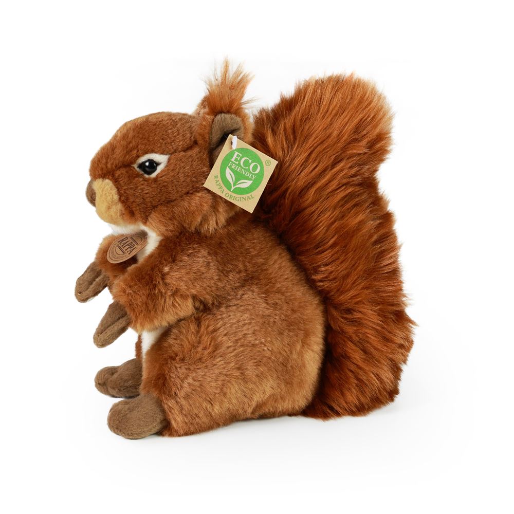 Peluche écureuil 21 cm écologique