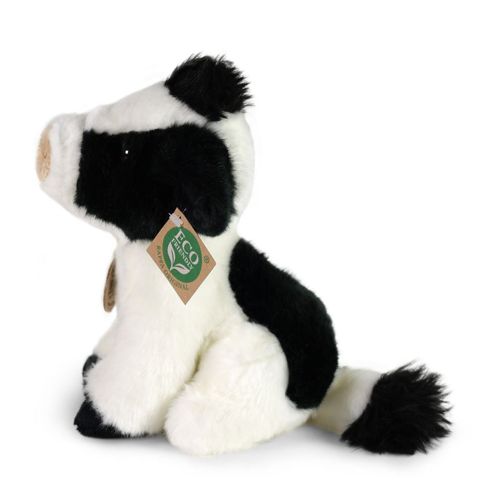 Peluche vache 18 cm écologique