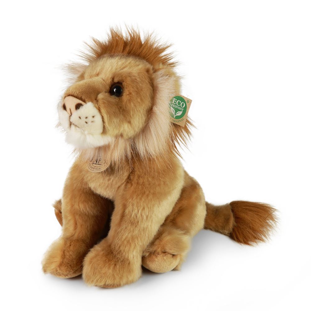 Peluche lion 30 cm écologique