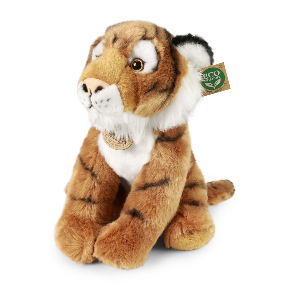 Peluche tigre 30 cm écologique