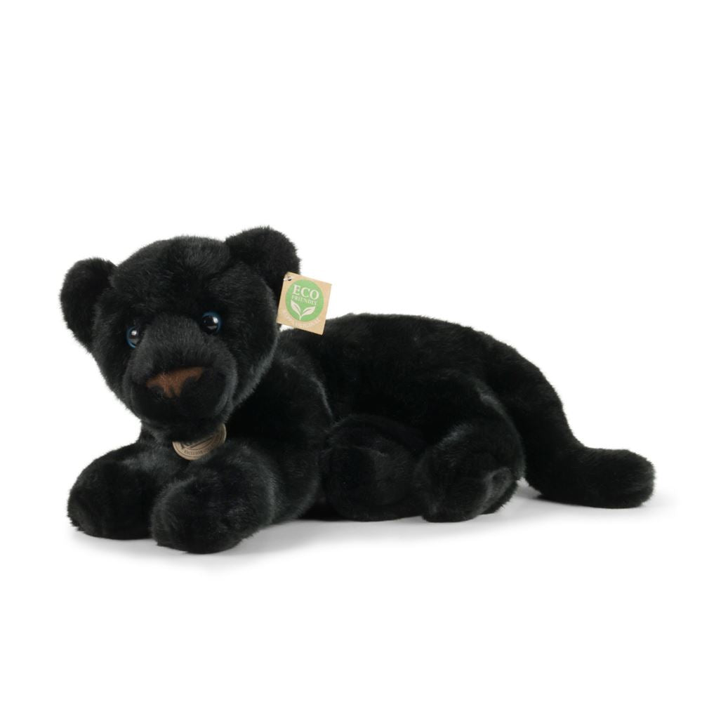 Peluche panthère noire 40 cm écologique