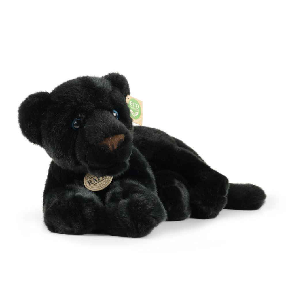 Peluche panthère noire 40 cm écologique