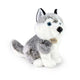 Série écologique Rappa - peluche husky - 30 cm - avec capuchon recyclé
