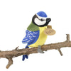 Peluche mésange charbonnière 12 cm écologique