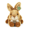 Peluche lapin couché 23 cm écologique