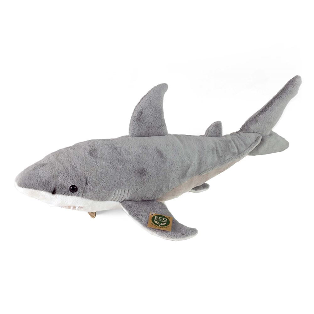 Peluche requin blanc 51 cm écologique