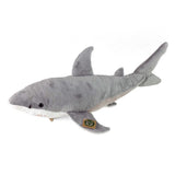 Peluche requin blanc 51 cm écologique - afbeelding 2