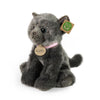 Peluche chat gris 25 cm écologique