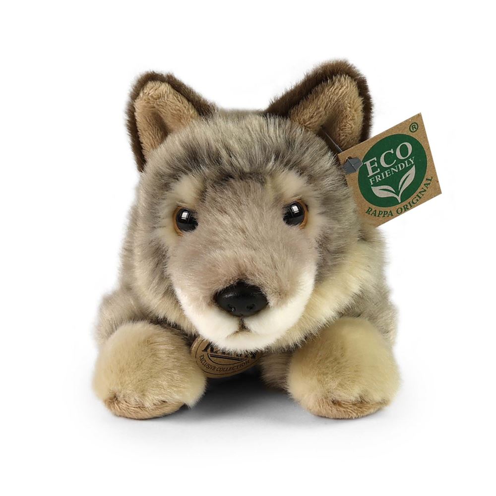 Peluche loup 23 cm écologique