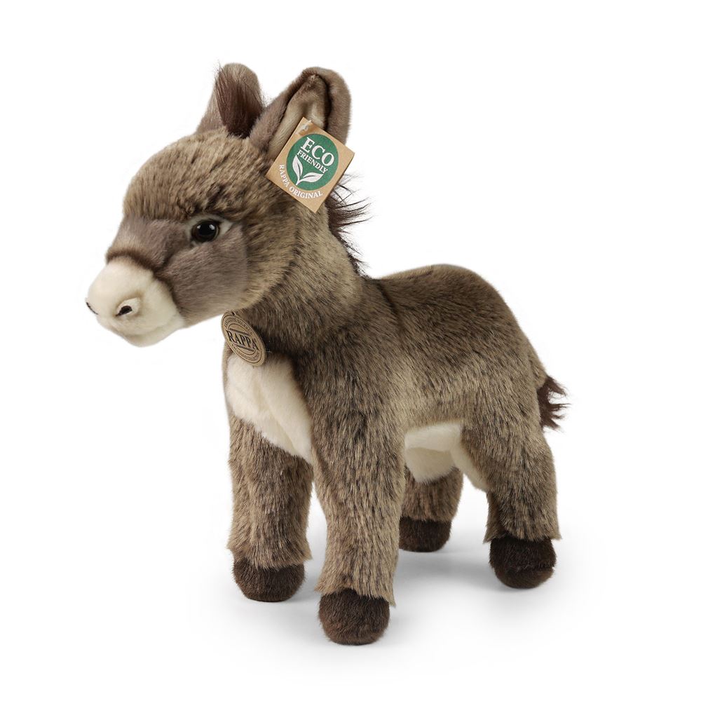 Peluche âne 28 cm écologique