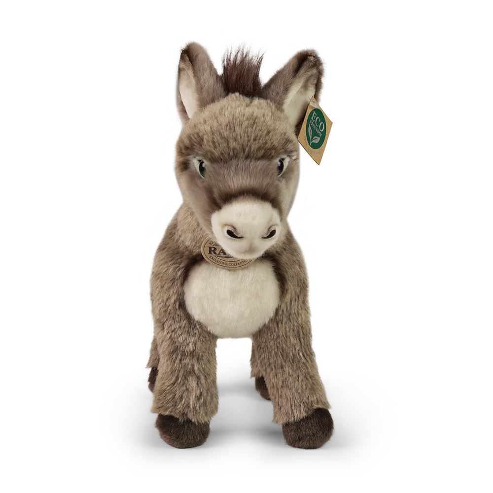 Peluche âne 28 cm écologique