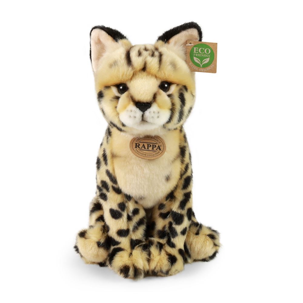 Peluche serval 30 cm écologique