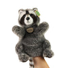 Marionnette à main raton laveur en peluche 28 cm écologique