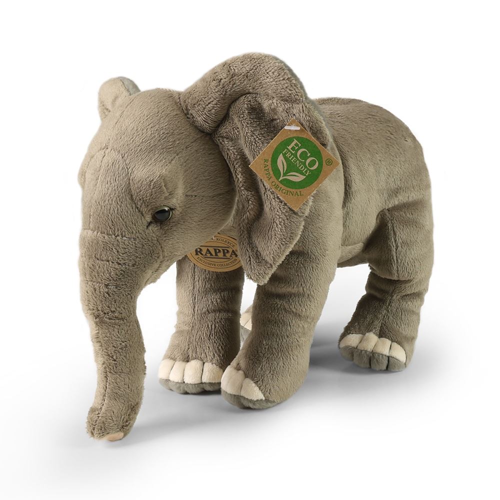 Peluche afr éléphant 28 cm écologique