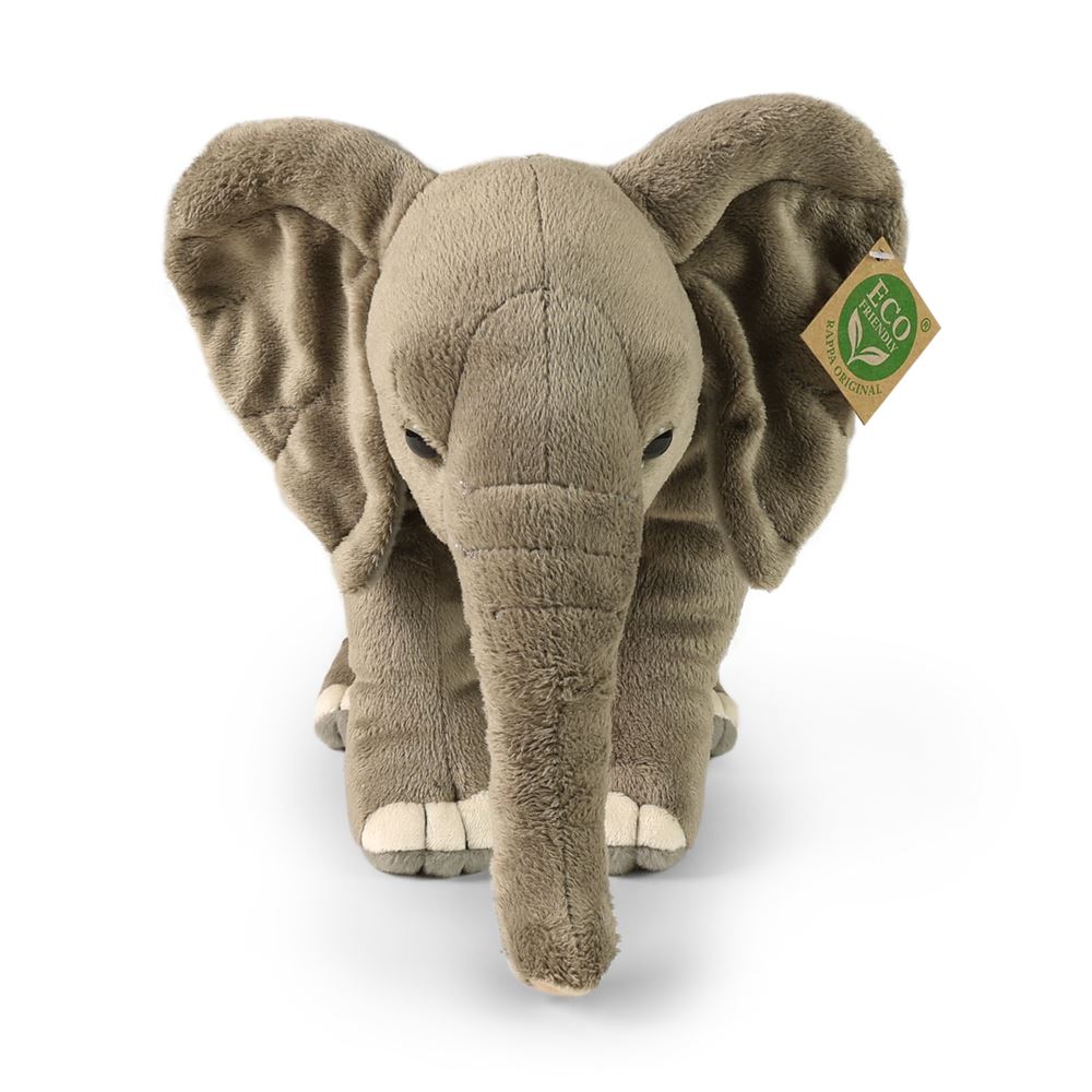 Peluche afr éléphant 28 cm écologique