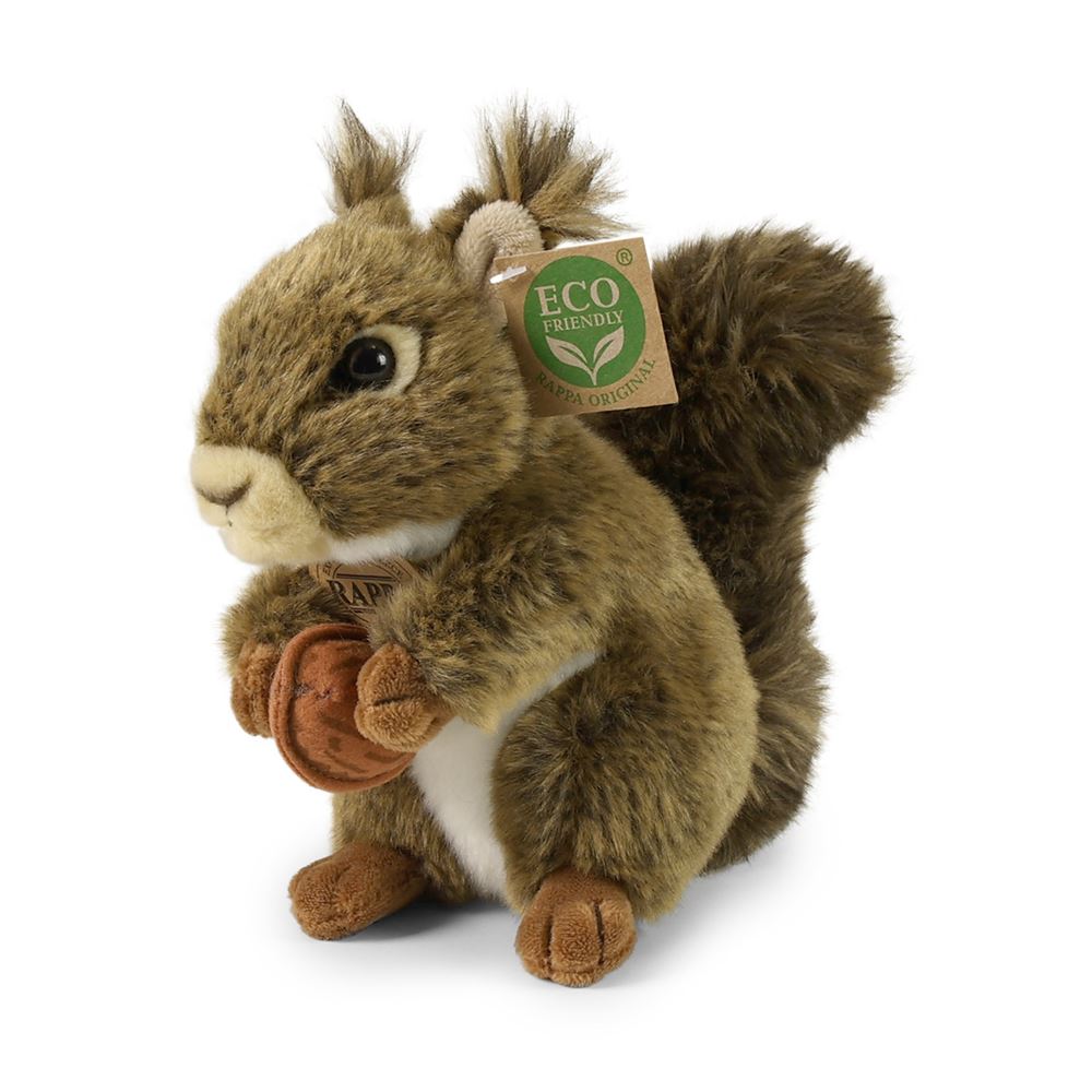 Peluche écureuil 17 cm écologique