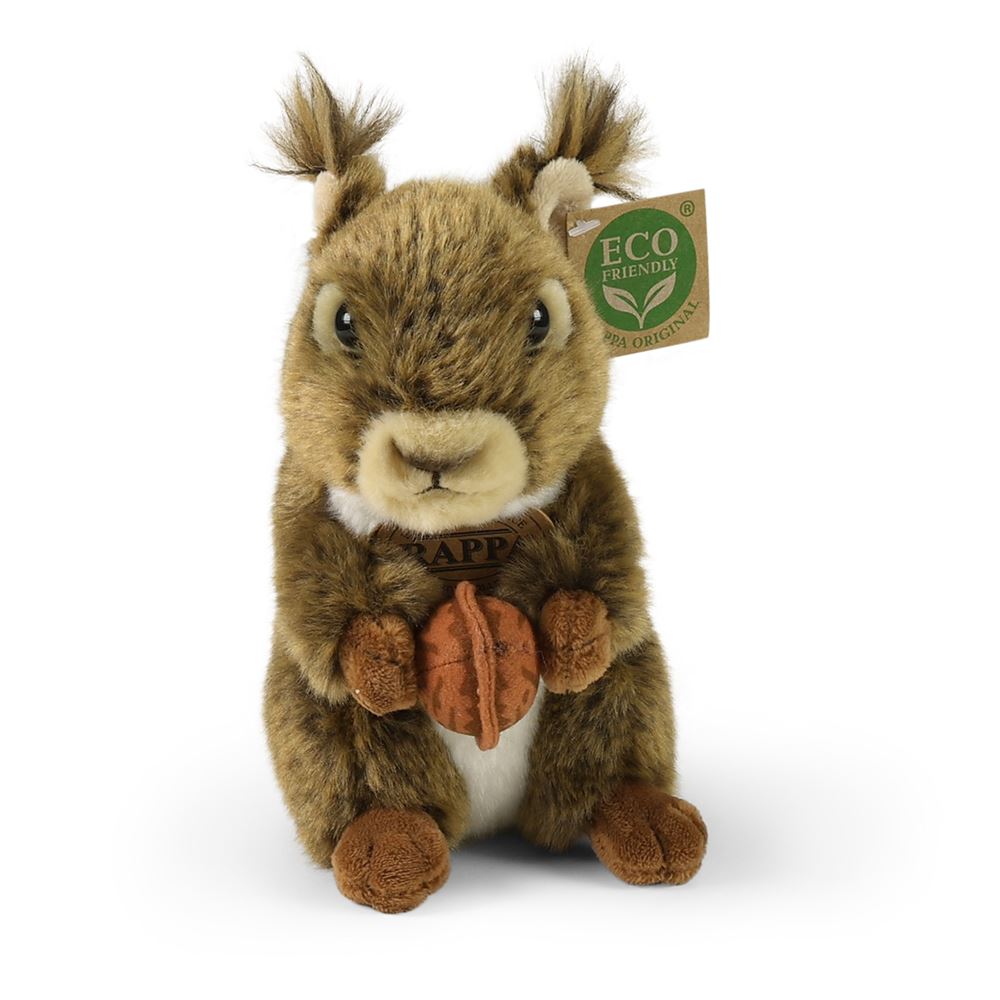 Peluche écureuil 17 cm écologique