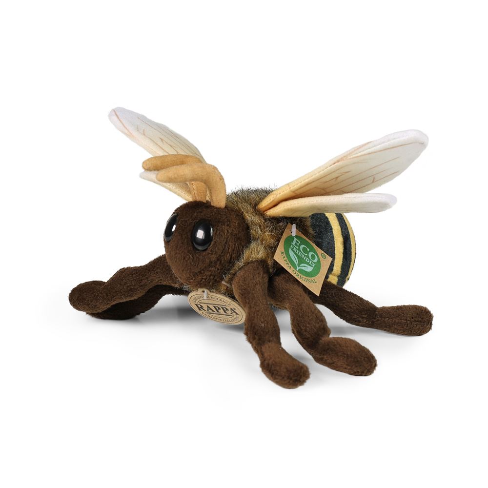 Peluche abeille 18 cm écologique