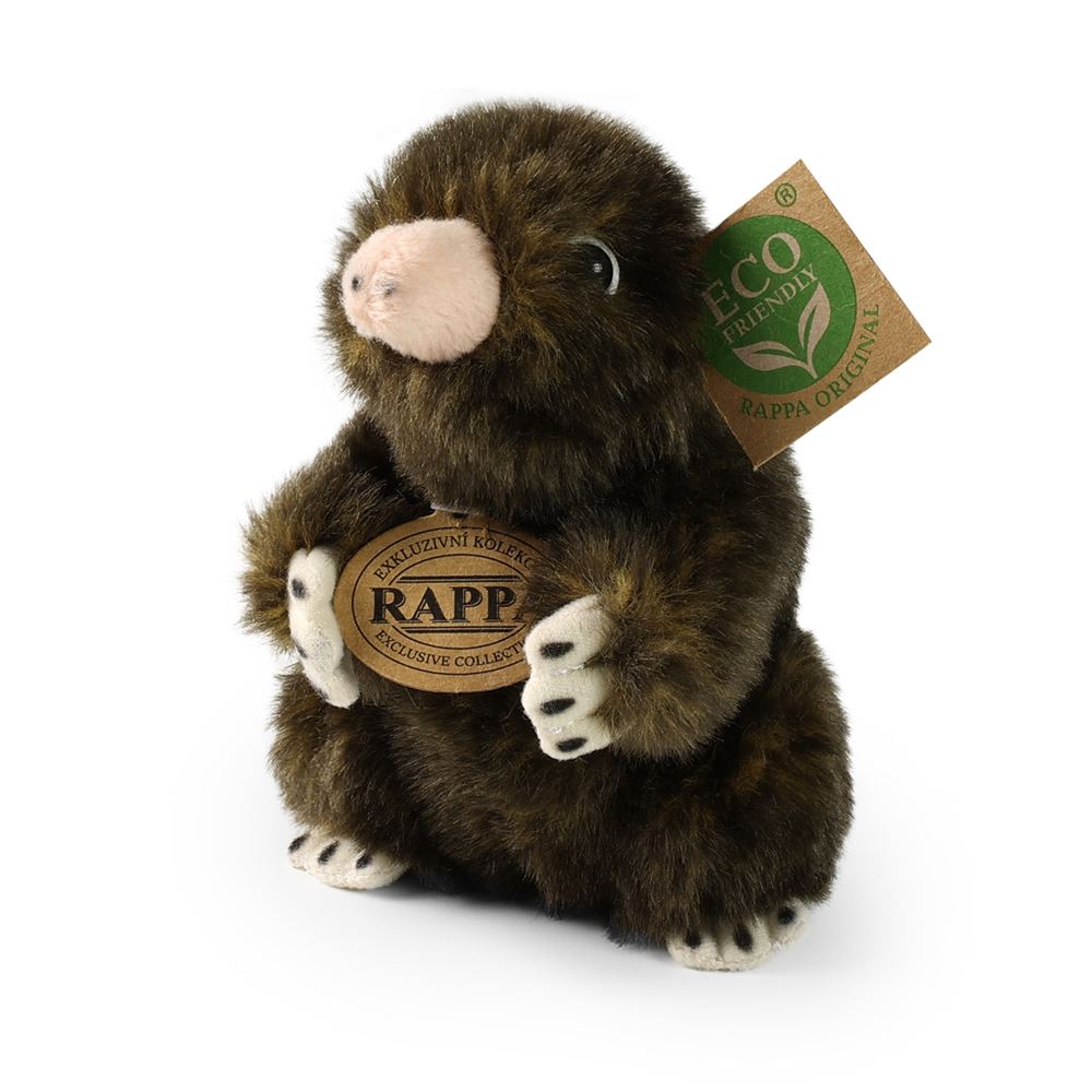 Peluche taupe 15 cm écologique