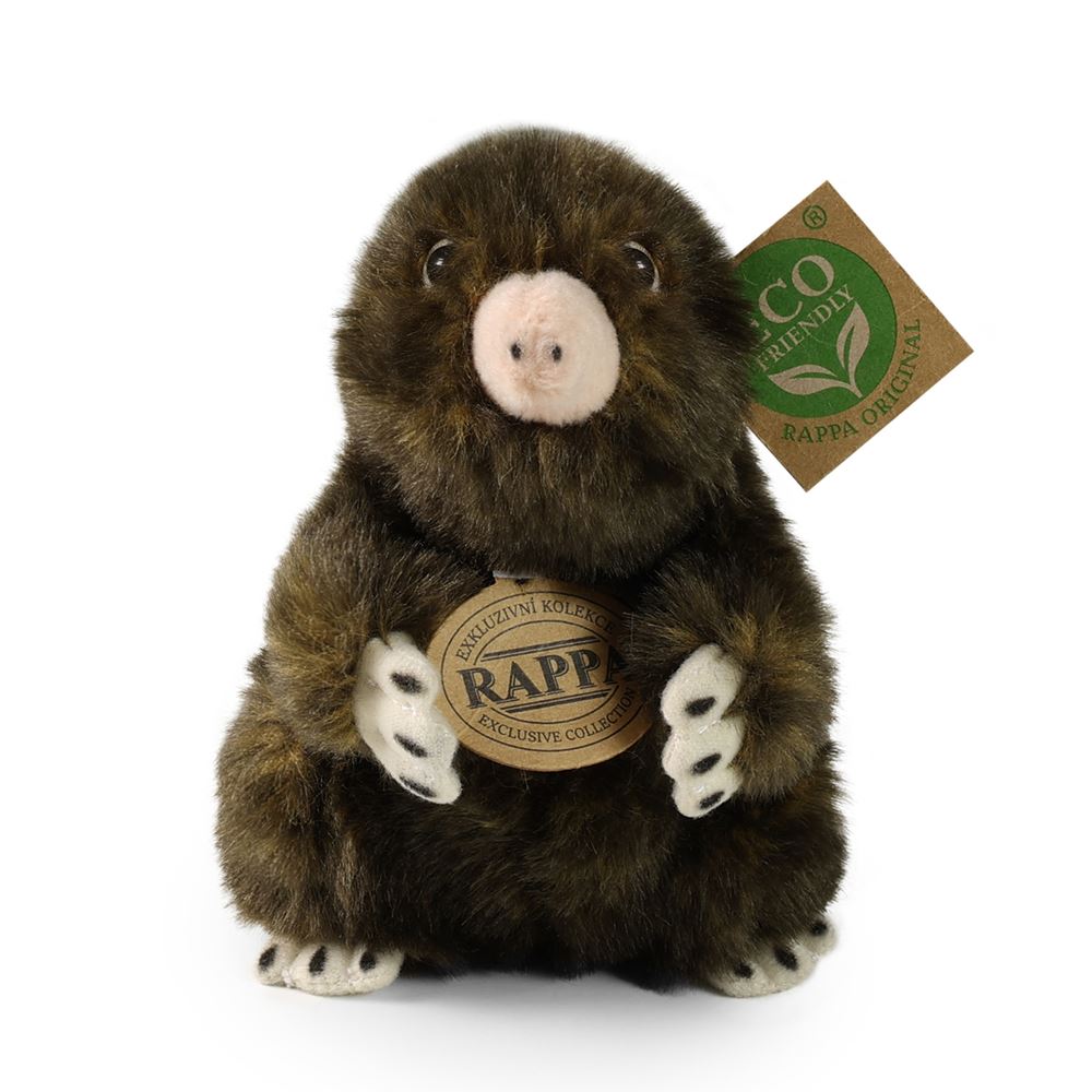 Peluche taupe 15 cm écologique