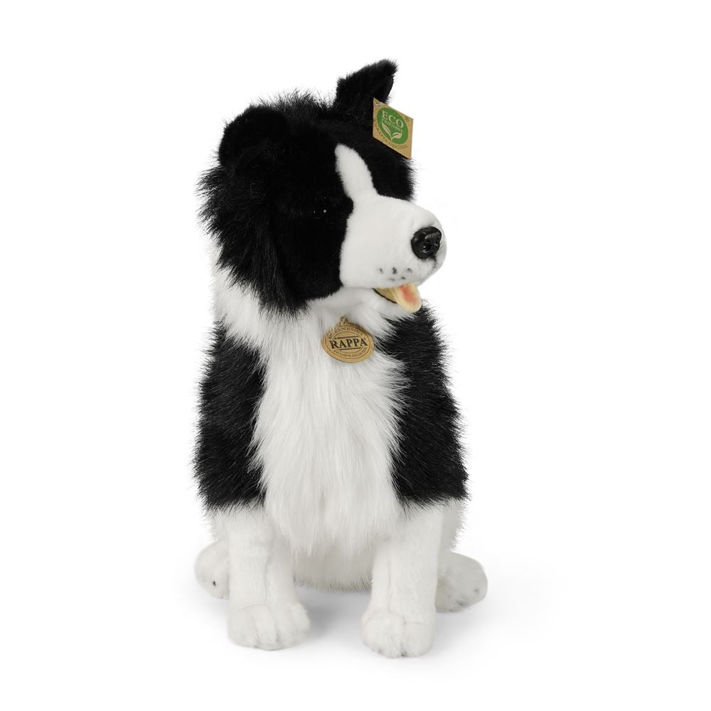 Peluche border collie 40 cm écologique
