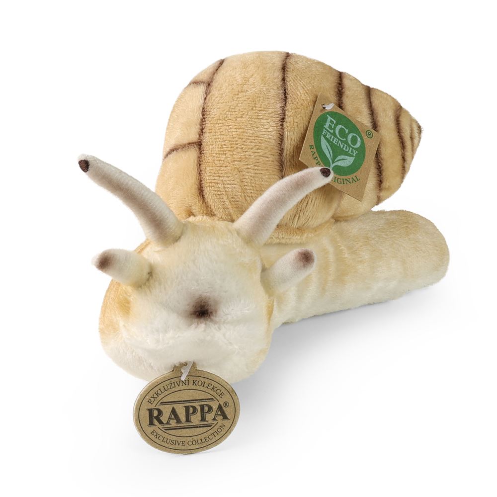 Peluche escargot 24 cm écologique