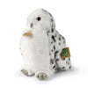Peluche chouette blanche 28 cm écologique