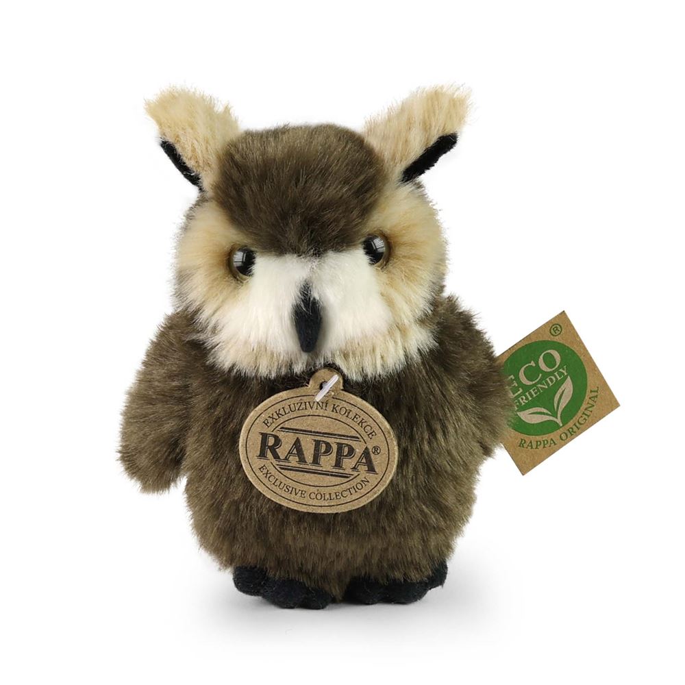 Peluche grand-duc d'Amérique 13 cm eco-fri