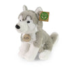 Peluche husky 23 cm douce et écologique