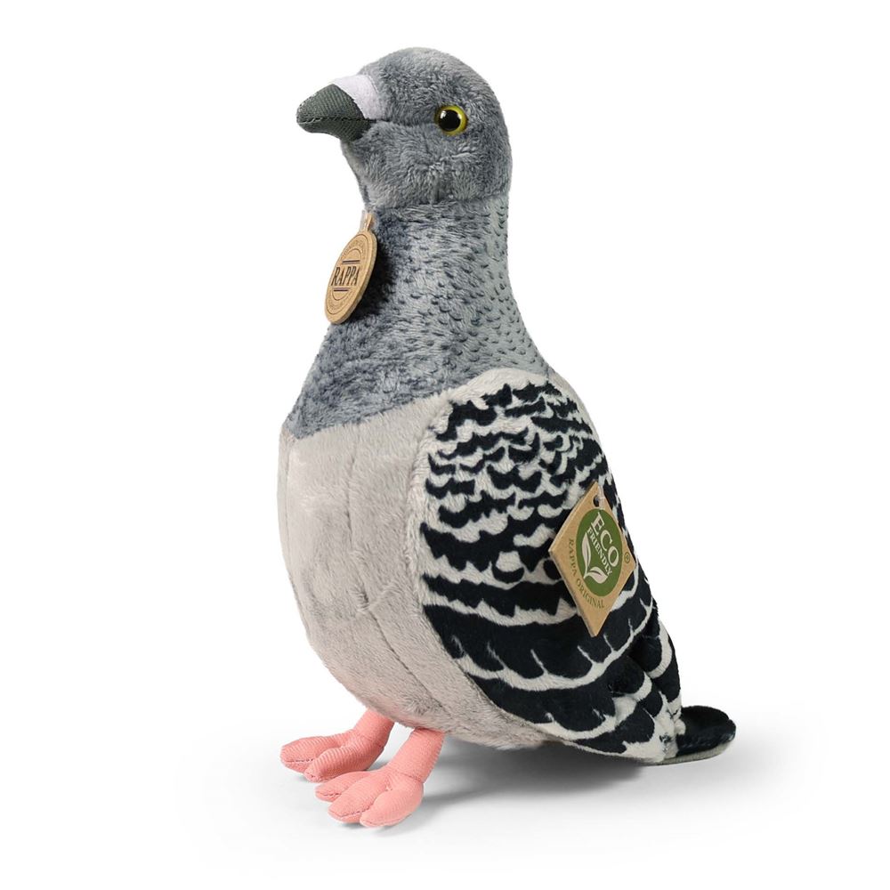 Peluche pigeon 22 cm écologique