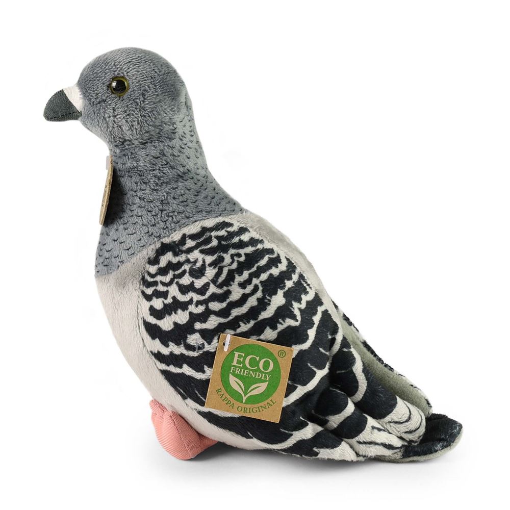 Peluche pigeon 22 cm écologique