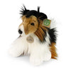 Peluche colley rugueux 28 cm écologique