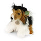 Peluche colley rugueux 28 cm écologique