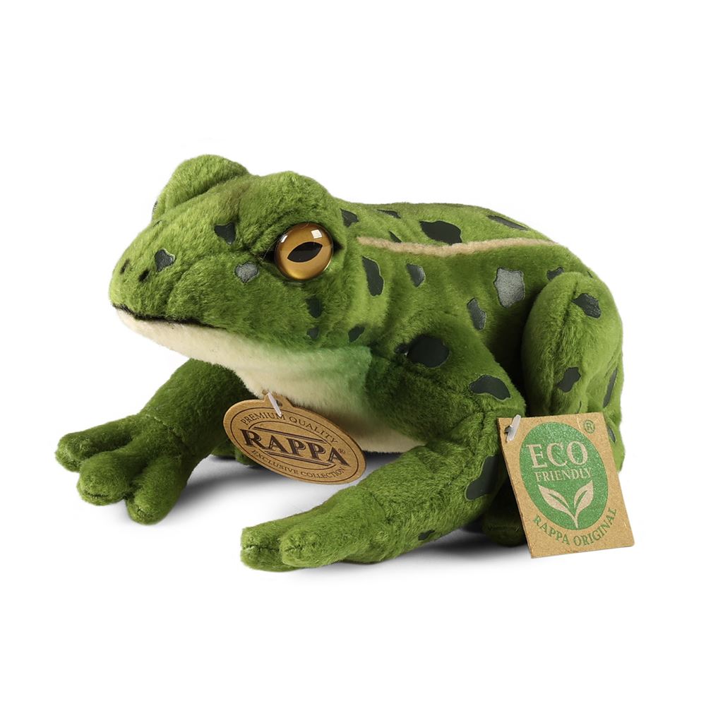 Peluche grenouille 19 cm écologique