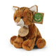 Peluche chat rouillé 14 cm écologique