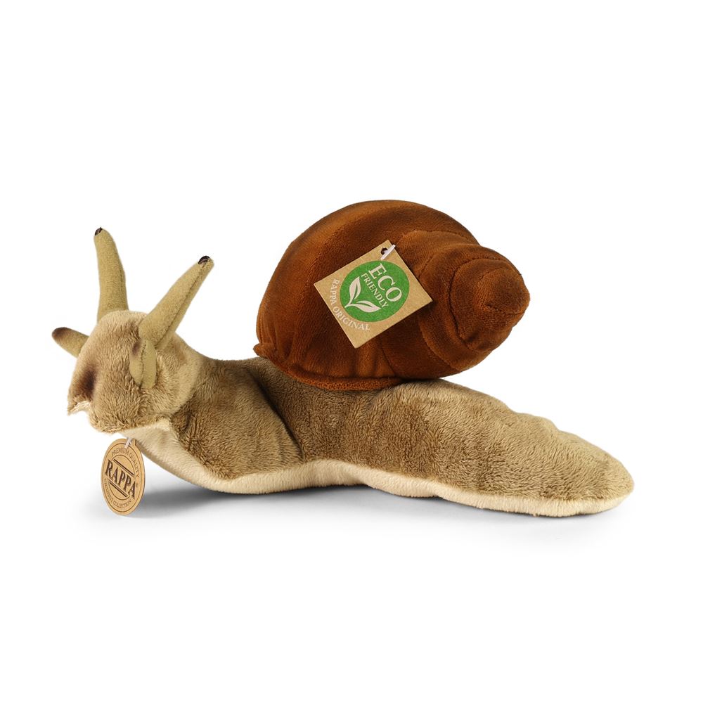 Peluche escargot 24 cm écologique