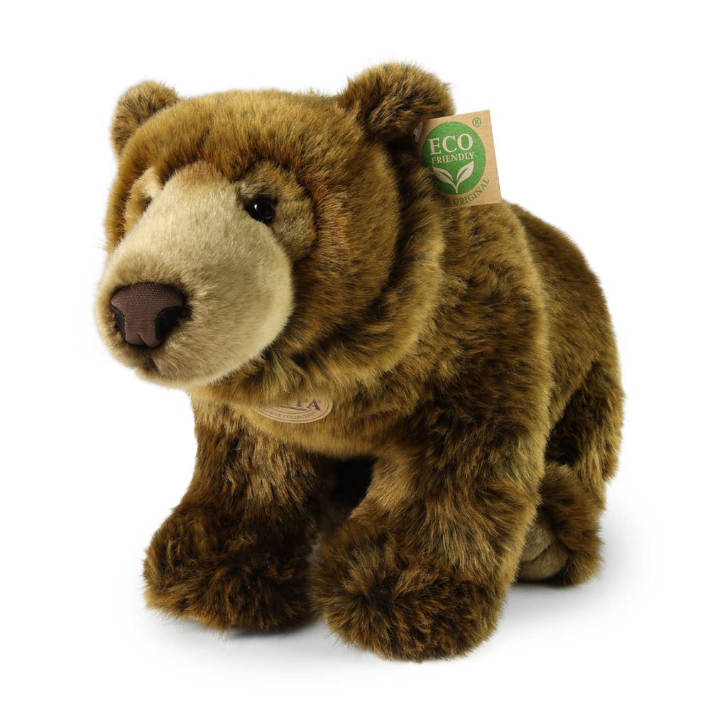 Peluche ours brun 47 cm écologique