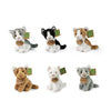 Peluche chats assortis 14 cm écologique