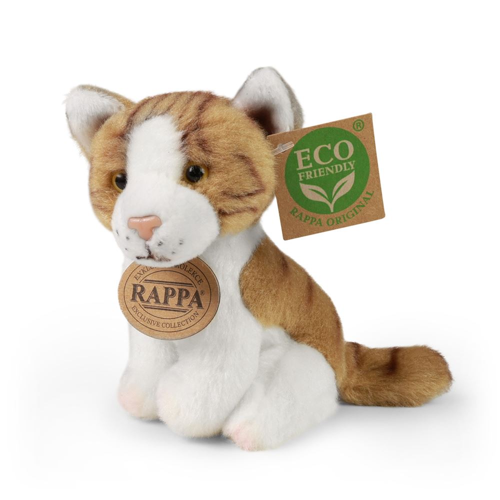 Peluche chats assortis 14 cm écologique