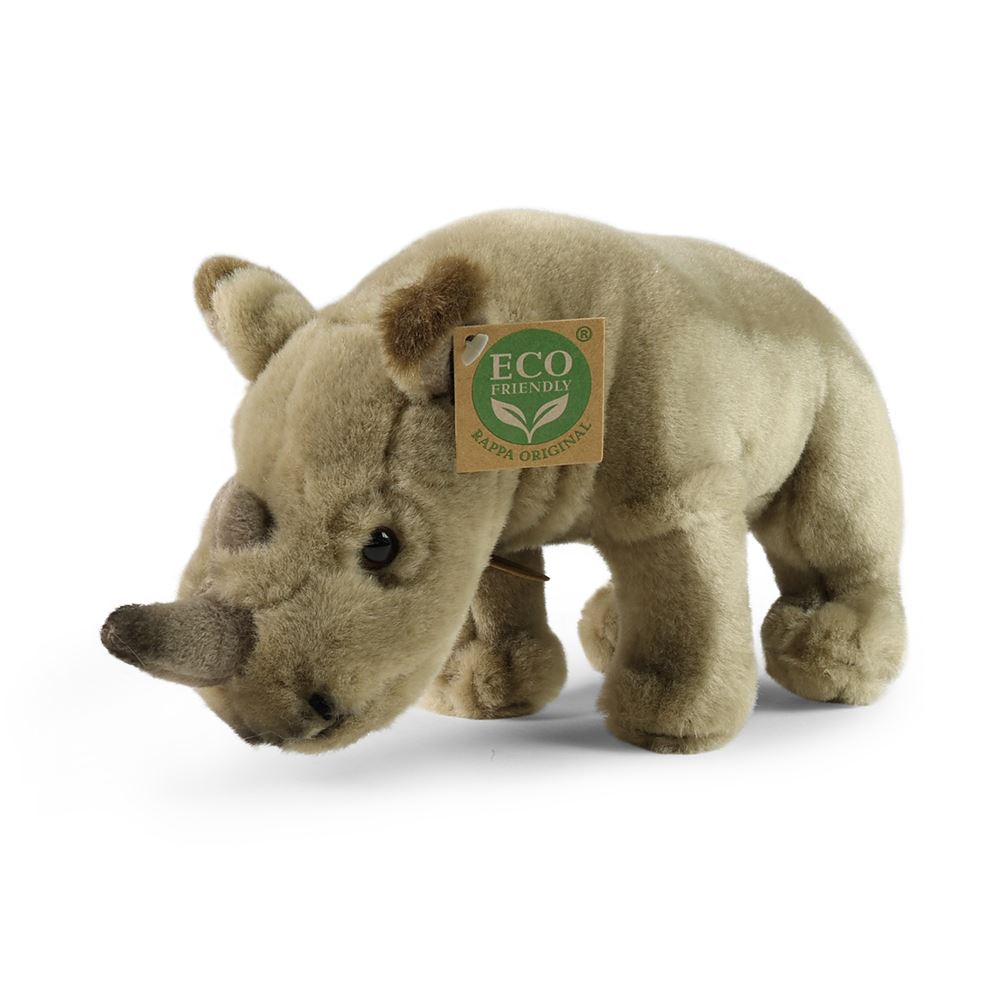 Peluche rhinocéros 23 cm écologique