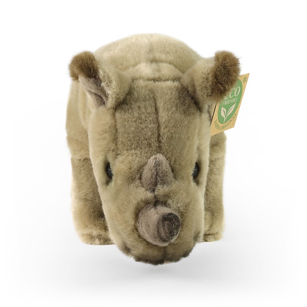 Peluche rhinocéros 23 cm écologique
