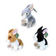 Peluche lièvre 23 cm écologique