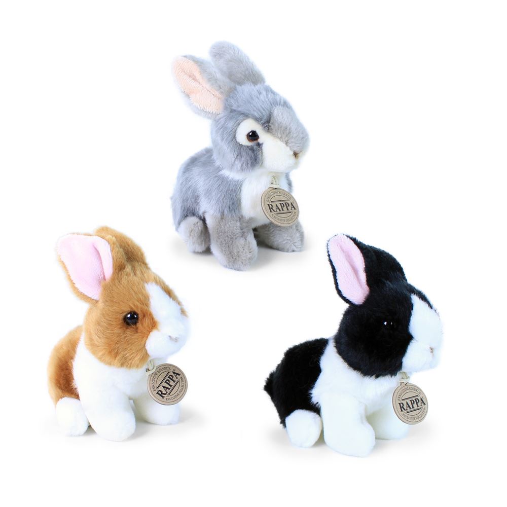 Peluche lièvre 23 cm écologique