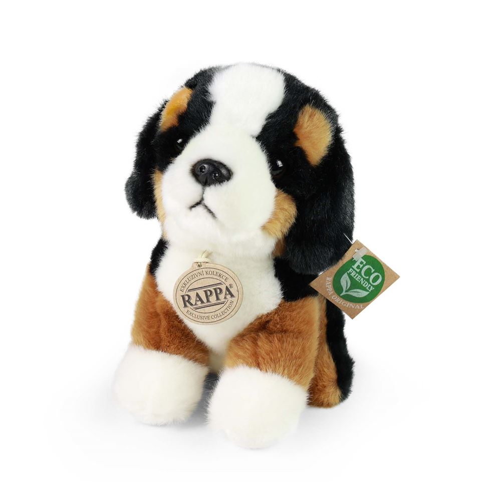 Peluche bouvier bernois 18 cm écologique