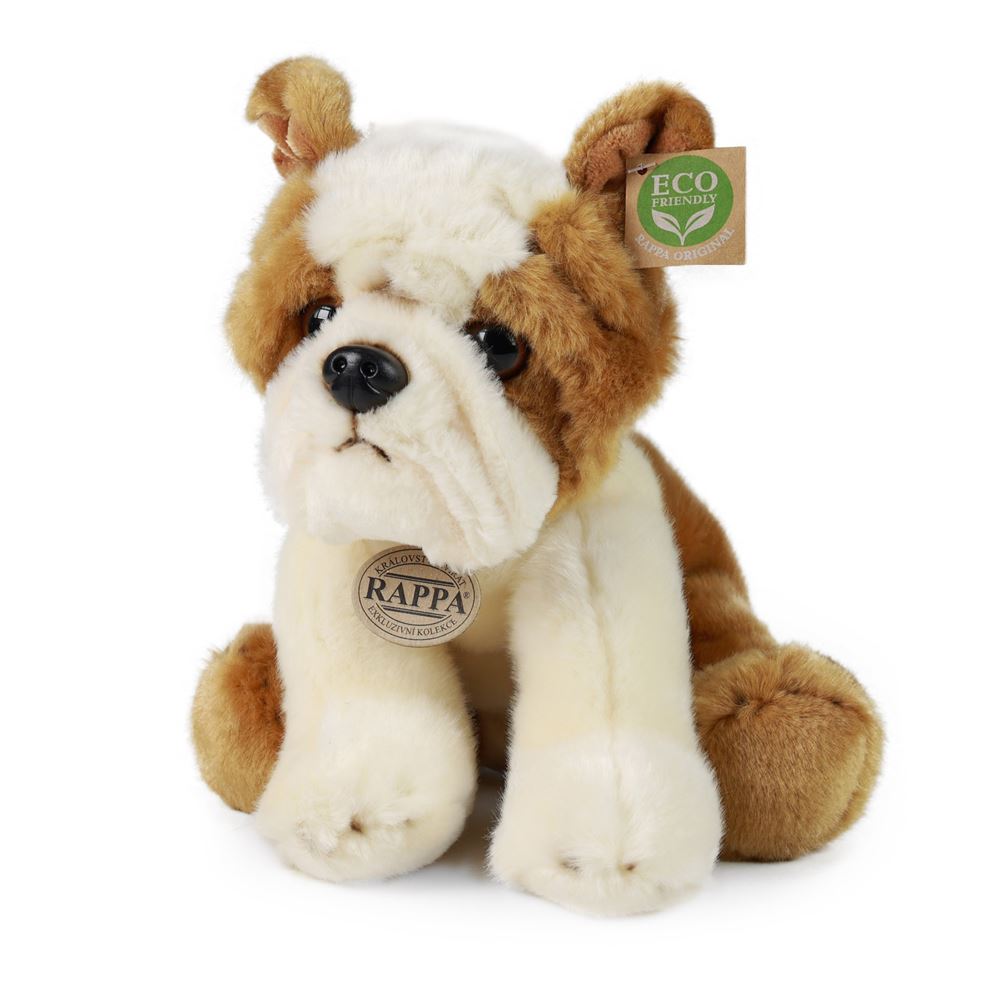 Peluche bouledogue 26 cm écologique