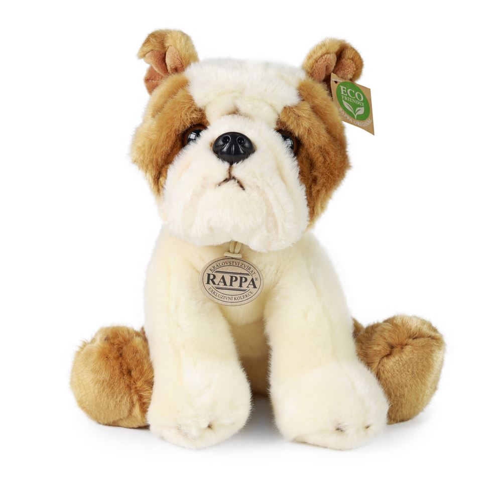 Peluche bouledogue 26 cm écologique
