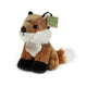 Rappa peluche écologique mini renard 19 cm - peluche réaliste fabriquée à partir de bouteilles PET recyclées - marron, blanc, noir