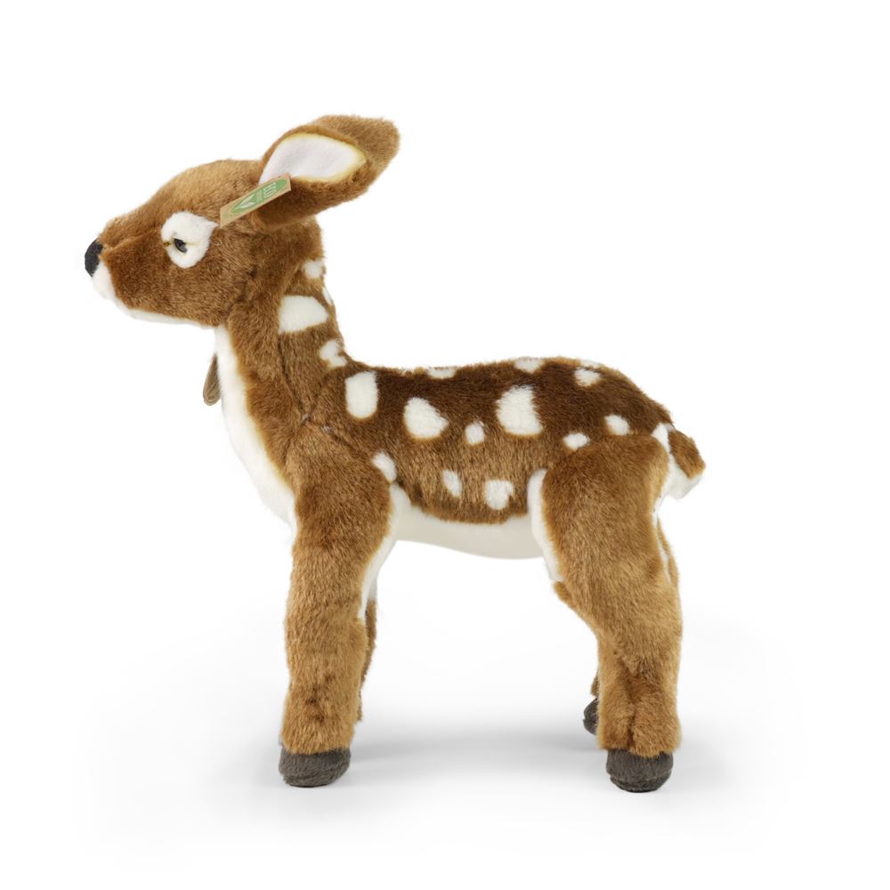Peluche faon biche 30 cm écologique
